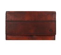 Greenburry Destressed Porte-monnaie Protection RFID Cuir 18.5 cm brun