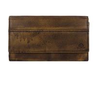 Greenburry Destressed Porte-monnaie Protection RFID Cuir 18.5 cm jaune