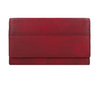 Greenburry Destressed Porte-monnaie Protection RFID Cuir 18.5 cm rouge