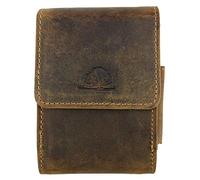 Greenburry Etui à cigarettes vintage en cuir 7,5 cm