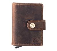 Greenburry étui pour Carte de crédit Vintage Original RFID Card Slider Brown Brun