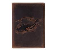 Greenburry étui pour Carte d'identité Vintage Document Holder 4tlg. Catfish Brown Brun