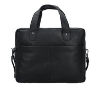 Greenburry Fiorentina Porte-documents Cuir 37 cm Compartiment pour ordinateur portable noir