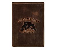 Greenburry Karpfen Ausweisetui Leder 12 cm brun