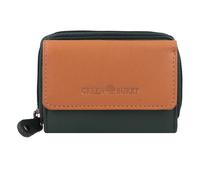 Greenburry Nappa Porte-monnaie Protection RFID Cuir 11 cm vert