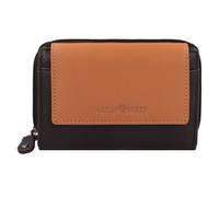 Greenburry Nappa Porte-monnaie Protection RFID Cuir 14 cm brun