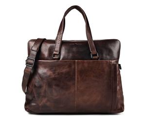 Greenburry Newport Attaché-case Cuir véritable 39 cm Compartiment ordinateur brun