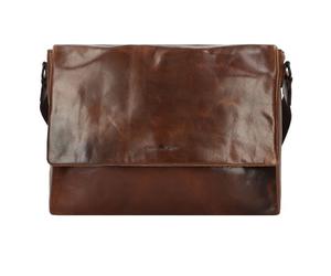 Greenburry Newport Besace Cuir véritable 35 cm brun