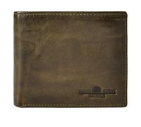 Greenburry Cuir Porte-Monnaie Newport Wallet British Green Olive