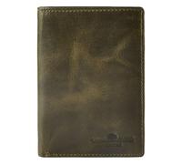 Greenburry Newport Porte-monnaie Protection RFID Cuir 12.5 cm vert