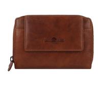 Greenburry Newport Porte-monnaie Protection RFID Cuir 14 cm brun