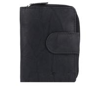 Greenburry Porte-monnaie Basic RFID cuir 9 cm bleu