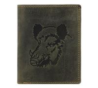 Greenburry Porte-monnaie Cuir véritable 9.5 cm vert