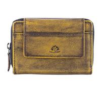 Greenburry Porte-Monnaie Destressed RV-Wallet RFID Dirty Yellow Moutarde