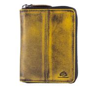 Greenburry Porte-Monnaie Destressed RV-Wallet RFID Dirty Yellow Moutarde