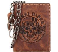 Greenburry Porte-monnaie Rebel Rider Biker en cuir 11 cm brown (1796A-RR-25)
