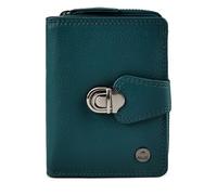 Greenburry Porte-monnaie Spongy en cuir 9 cm bleu pétrole