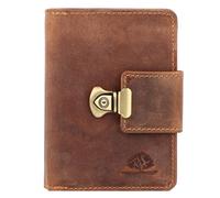 Greenburry Porte-monnaie Vintage en cuir 12,5 cm brun