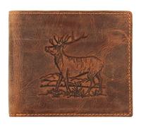 Greenburry Porte-monnaie Vintage en cuir 12 cm brun
