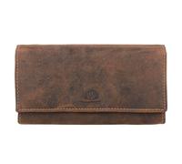 Greenburry Porte-monnaie Vintage en cuir 18,5 cm brun