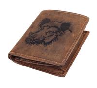 Greenburry Porte-monnaie Vintage Keiler en cuir 9,5 cm brun