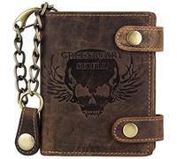Greenburry Porte-Monnaie Vintage Skull en Cuir 10 cm