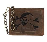 Greenburry Porte-monnaie Vintage Skull en cuir 12 cm