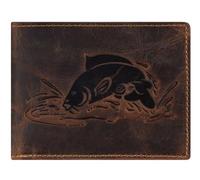 Greenburry Porte-Monnaie Vintage Wallet Brown Karpfen Brun