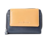 GREENBURRY Porte-monnaies 'Nappa' beige / pétrole, Taille One Size