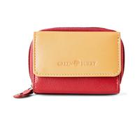 GREENBURRY Porte-monnaies 'Nappa' beige / rouge, Taille One Size