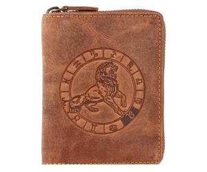 GREENBURRY Porte-monnaies 'Vintage 821A Sternzeichen' marron, Taille XS-XXL