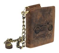 GREENBURRY Porte-monnaies 'Vintage Bike' marron, Taille XS-XXL