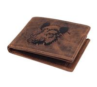 Greenburry Portefeuille vintage en cuir 12,5 cm
