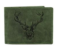Greenburry Royal Stag 1705-RS Portefeuille vintage en cuir Motif cerf