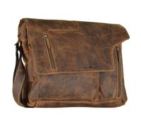 Greenburry Vintage Revolver Bag Sac à bandoulière en cuir 40 cm braun (1694B-25)