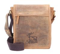 Greenburry Sac à bandoulière Vintage en cuir 20 cm brun