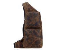 Greenburry Sac à bandoulière Vintage en cuir 43 cm brun