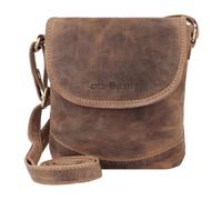 Greenburry Sac à bandoulière Vintage II en cuir 17 cm brun
