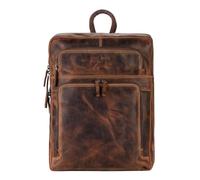Greenburry sac à dos de loisirs pour ordinateur portable Vintage Business Backpack Project 1 Brown brun