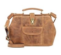 Greenburry Sac à main Vintage en cuir 31 cm brun