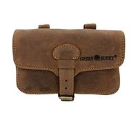 Greenburry Sac banane militaire vintage en cuir 16 cm