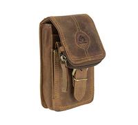 Greenburry Sac banane vintage en cuir 10 cm save brown (326M-25)