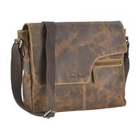 Greenburry Sac à bandoulière Vintage Original en cuir 32 cm brown (1650-A-25)