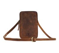 GREENBURRY sac pour téléphone portable Vintage Mobile Phone Sling Case Brown