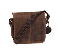 Greenburry Sac à bandoulière Vintage en cuir 20 cm brun