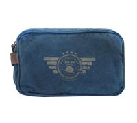 GREENBURRY Trousses de toilette 'Vintage Aviator' bleu / marron, Taille XS-XL