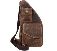 Greenburry Vintage Sac à bandoulière Cuir 20 cm brun