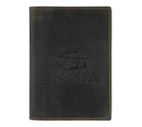 Greenburry Vintage Étui pour cartes d'identité Cuir 9.5 cm vert