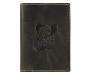 Greenburry Vintage Étui pour cartes d'identité Cuir 9.5 cm brun