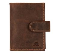 GREENBURRY Vintage Original RFID Card Double Slider Zip Brown